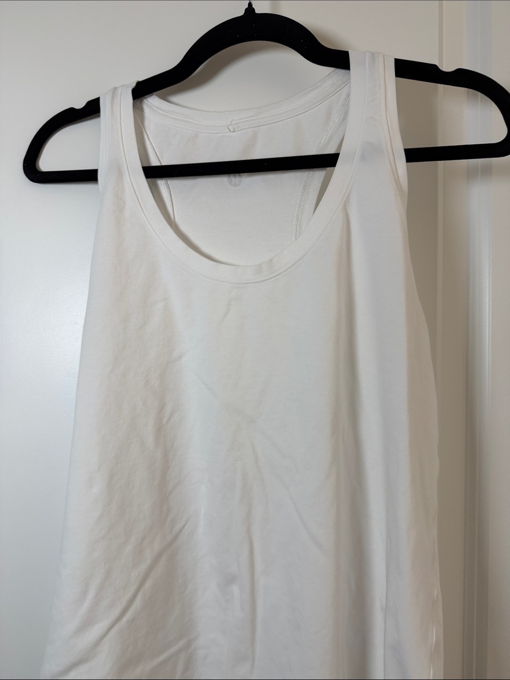 lululemon athletica White Scoop Neck Tank